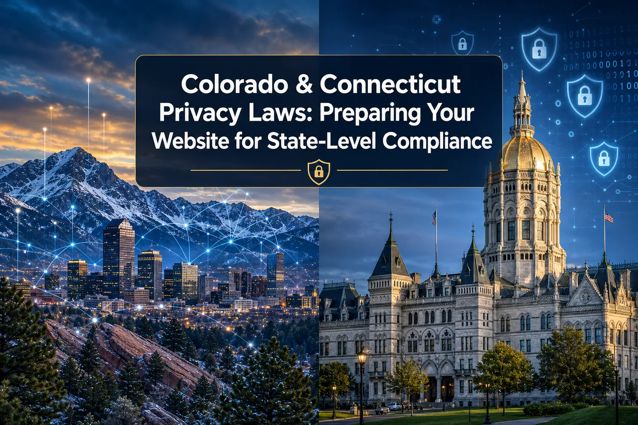 Coloradon ja Connecticutin tietosuojalait: Verkkosivustosi valmistelu osavaltiotason vaatimustenmukaisuuteen